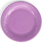 Plato Cartón x 25 Colores