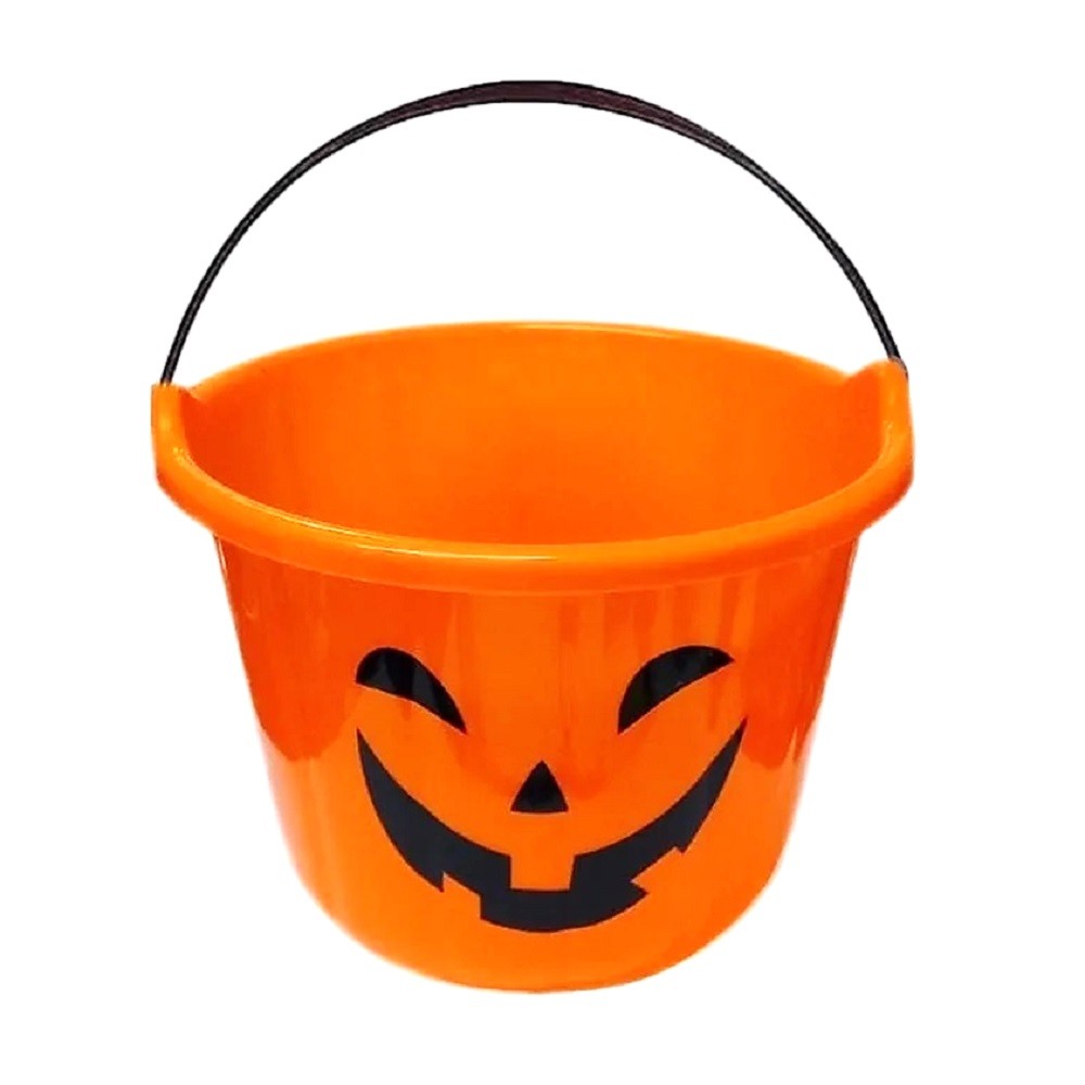 Balde Mediano Calabaza Halloween