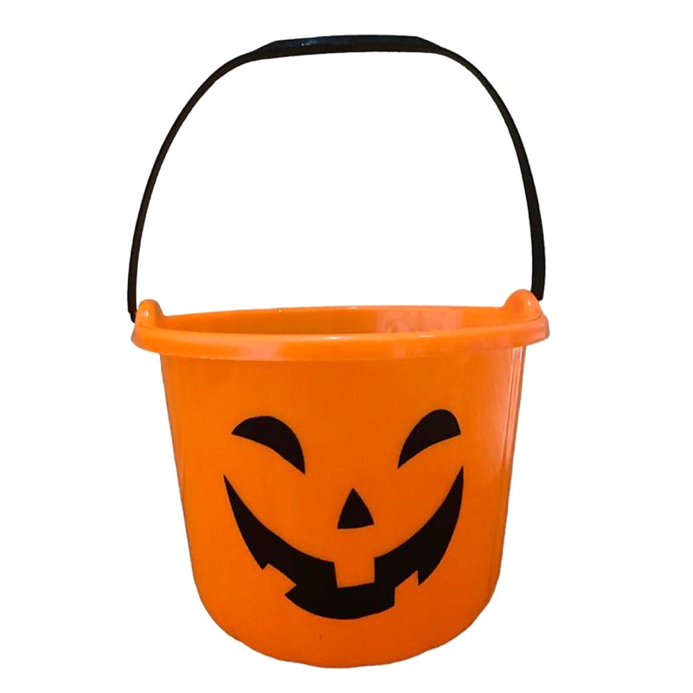 Balde Mediano Calabaza Halloween
