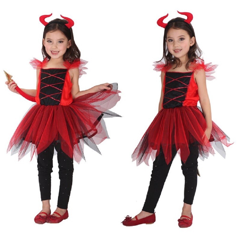 Disfraz Halloween Diablita Niña