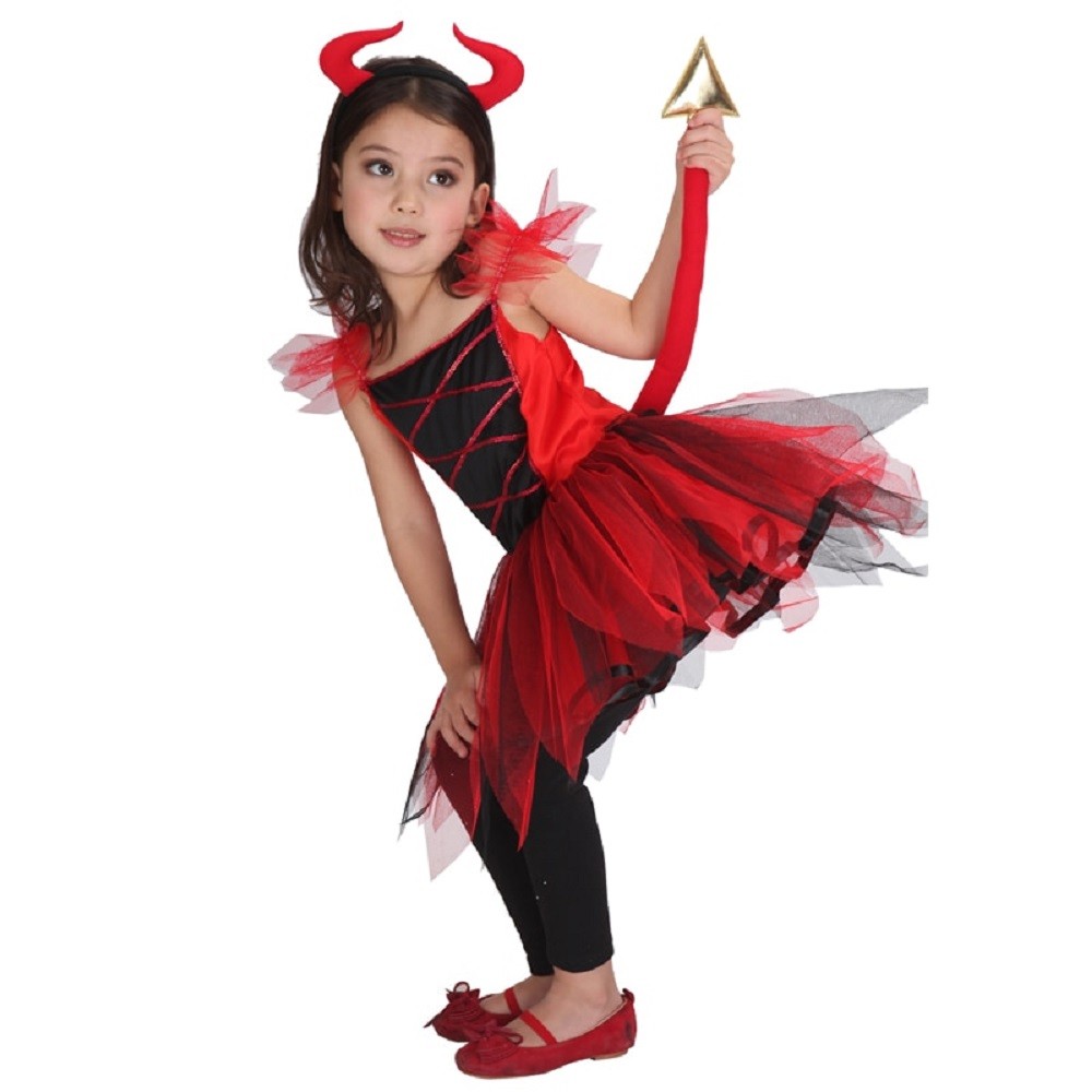 Disfraz Halloween Diablita Niña