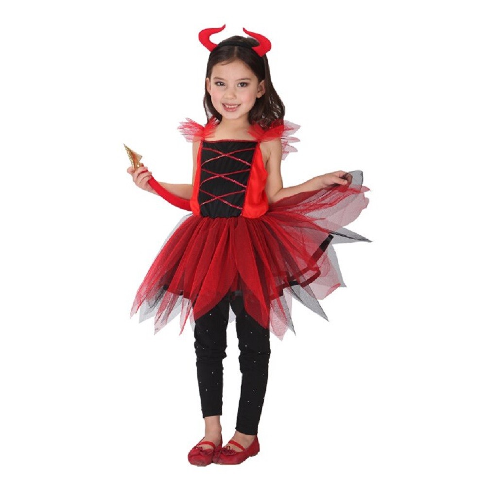 Disfraz Halloween Diablita Niña
