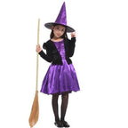 Disfraz Brujita Morado Niña