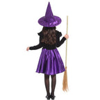 Disfraz Brujita Morado Niña