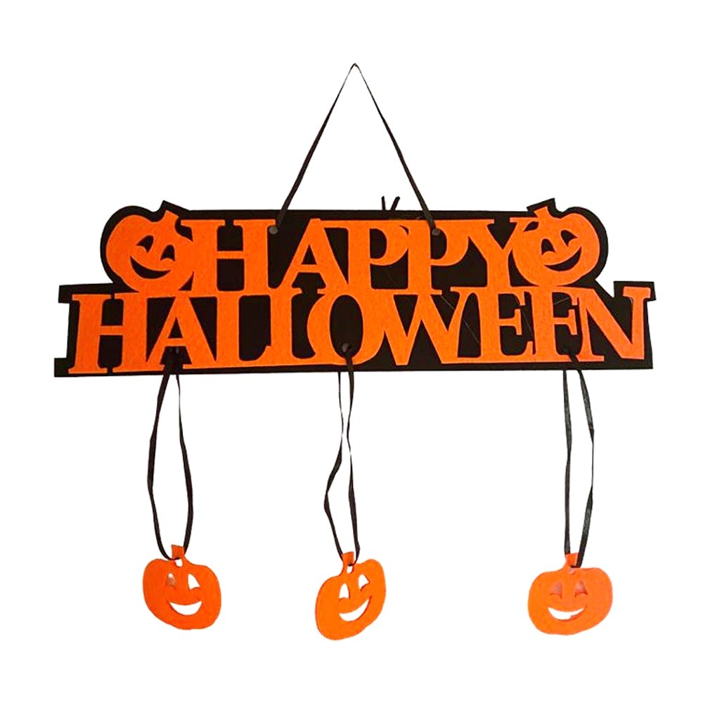Banner Decoración Happy Halloween Colgantes