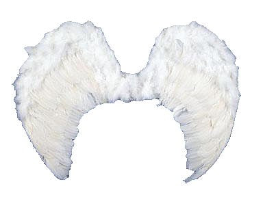 Alas Plumas Blancas 55cm