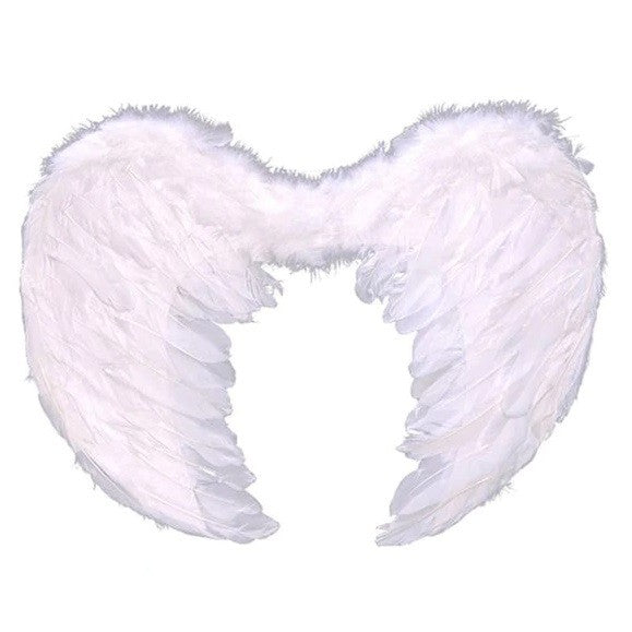 Alas Plumas Blancas 55cm