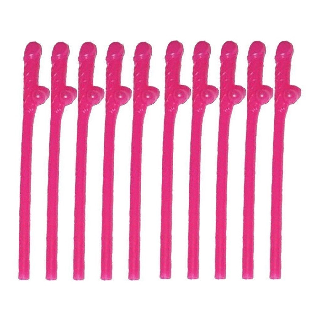 Bombilla Despedida Soltera Fucsia x 10