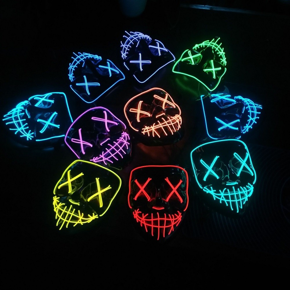 Máscara La Purga con Luz