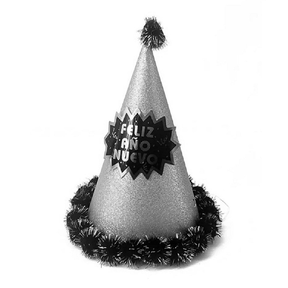 Gorro Cono Glitter Año Nuevo