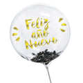 Globo Burbuja Feliz Año Nuevo