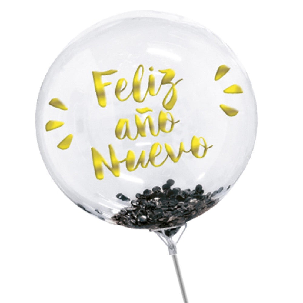 Globo Burbuja Feliz Año Nuevo