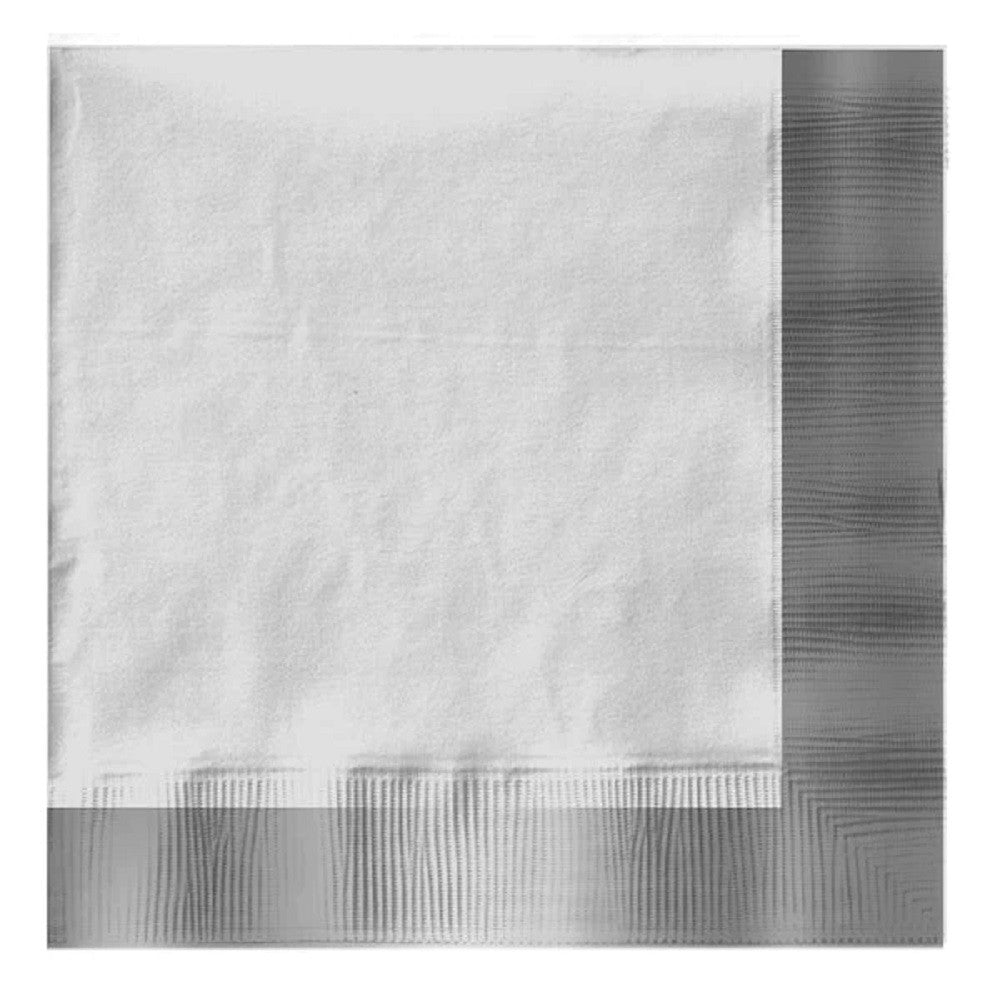 Servilletas Papel Borde Metal 33 cm x 12