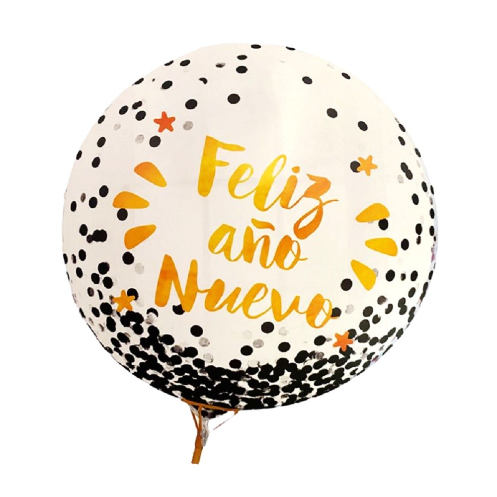 Globo Burbuja Feliz Año Nuevo