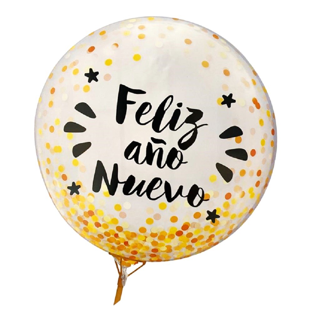 Globo Burbuja Feliz Año Nuevo
