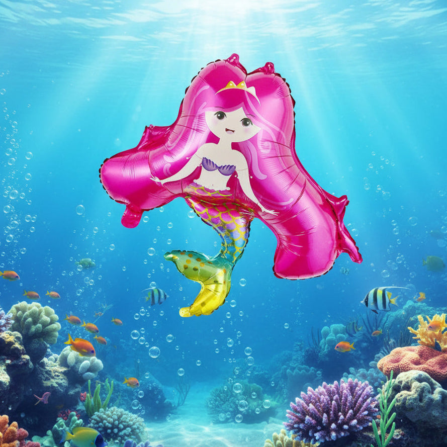 Globo Metálico Sirena 80 cm