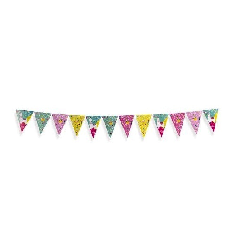 Banderín Cumpleaños Llama