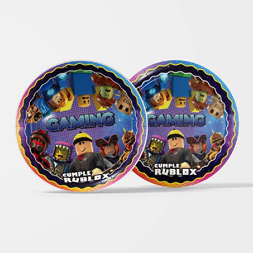 Platos Videojuego RX x 6
