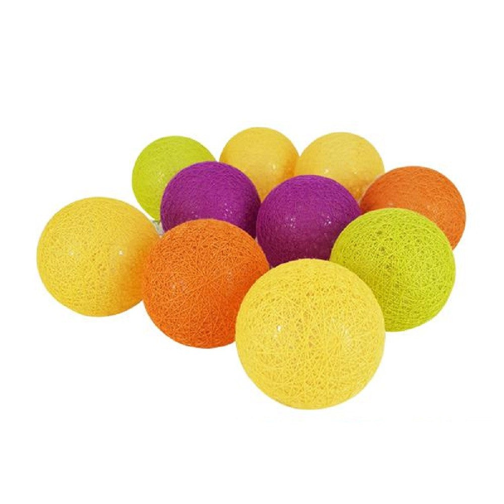 Guirnalda Esferas Luces 1,8 m Colores