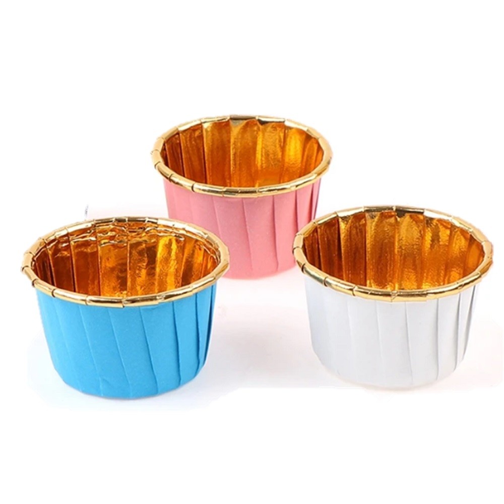 Capsula Cupcake Metal x 24