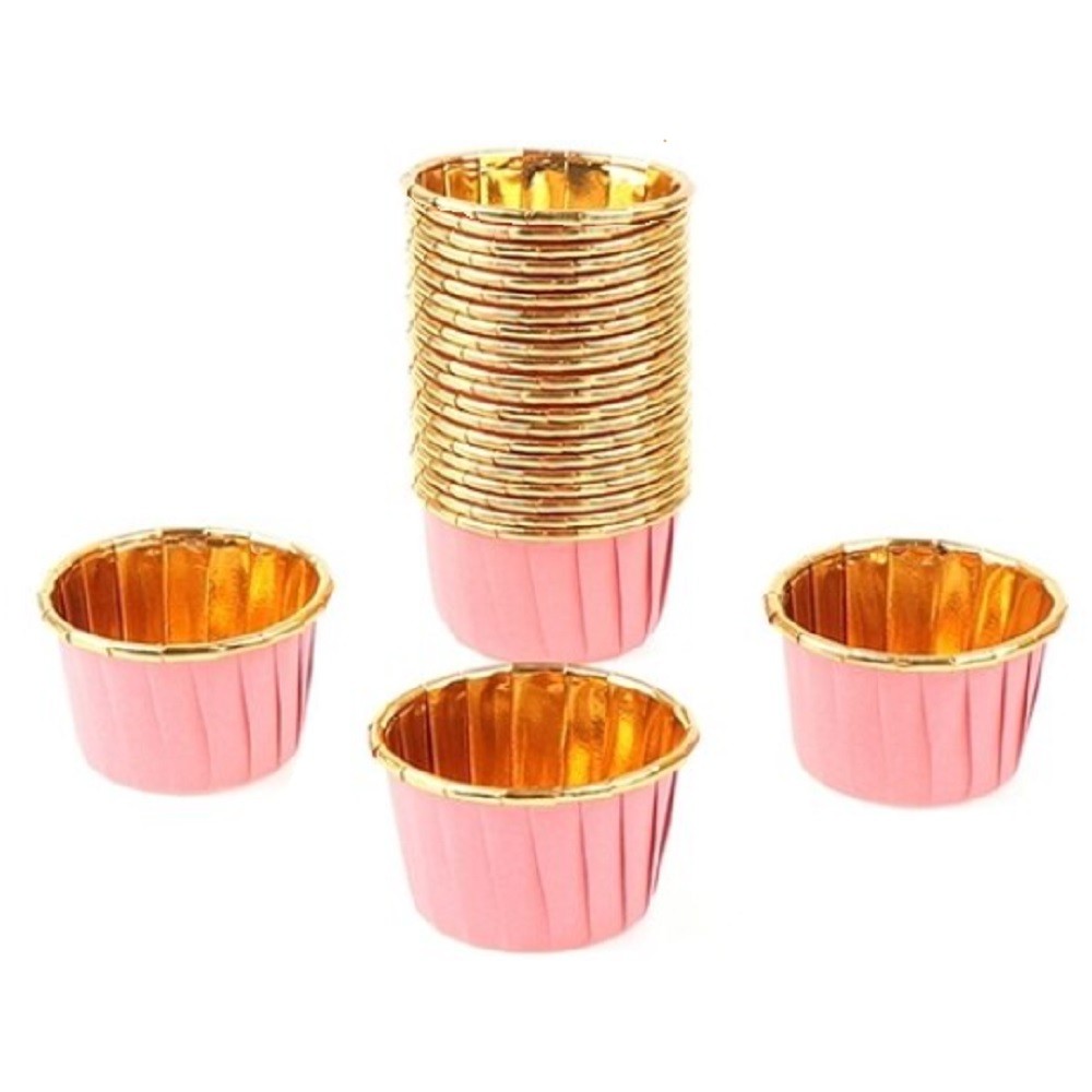 Capsula Cupcake Metal x 24