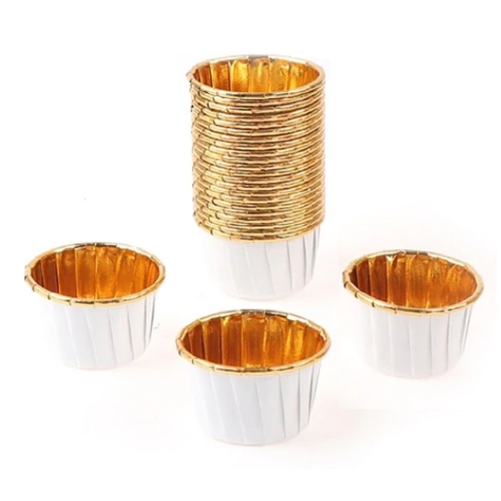Capsula Cupcake Metal x 24