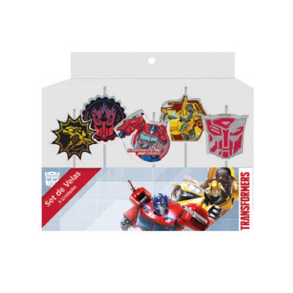 Set Vela Cumpleaños Transformers