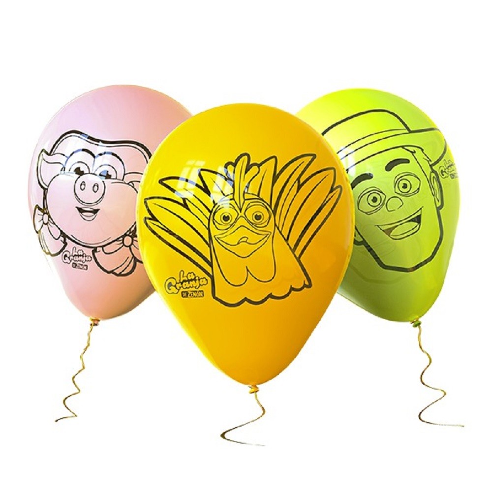 Globo La Granja de Zenón x 12