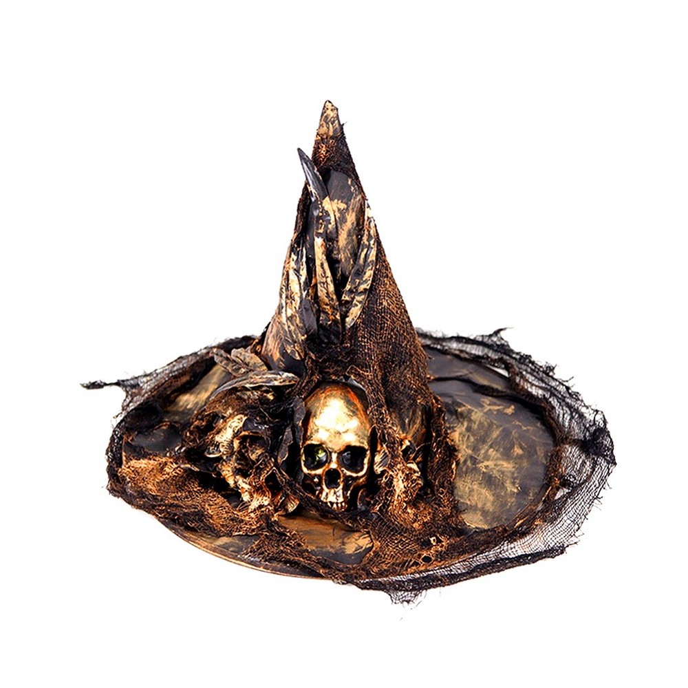 Sombrero Bruja Calavera