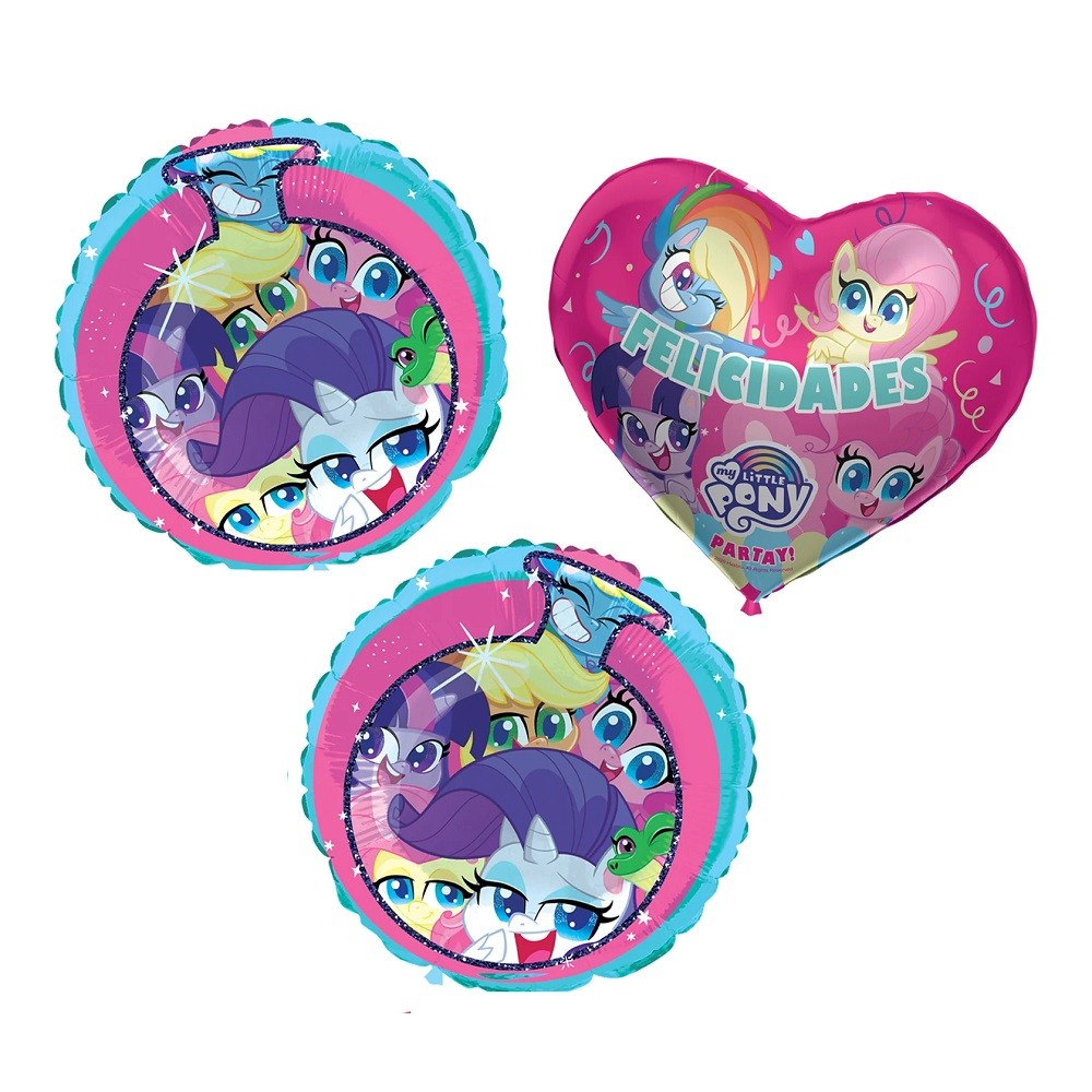 Set Globos My Little Pony x 3
