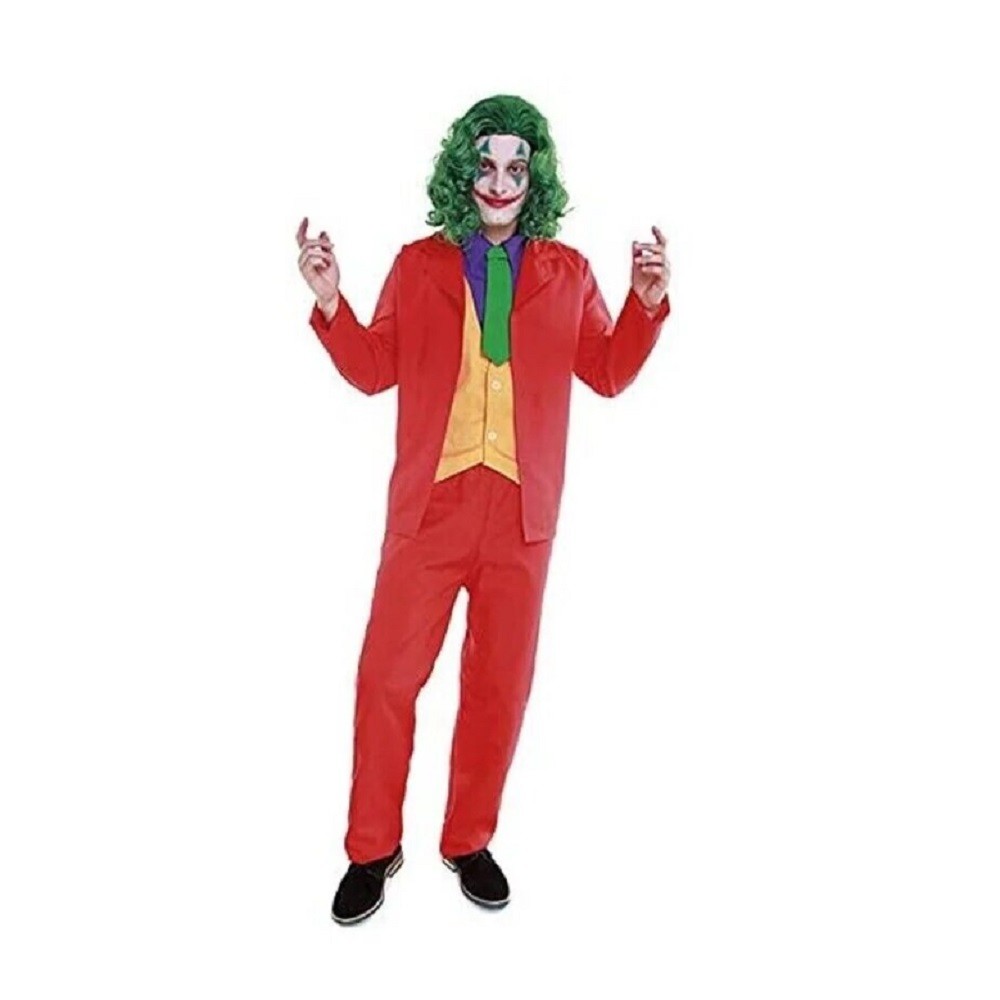 Disfraz Guason Joker Rojo Adulto
