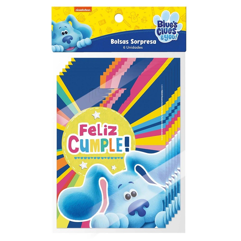 Bolsas Pistas de Blue x 6