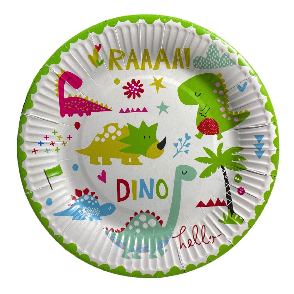 Platos Dinosaurio Peque x 6