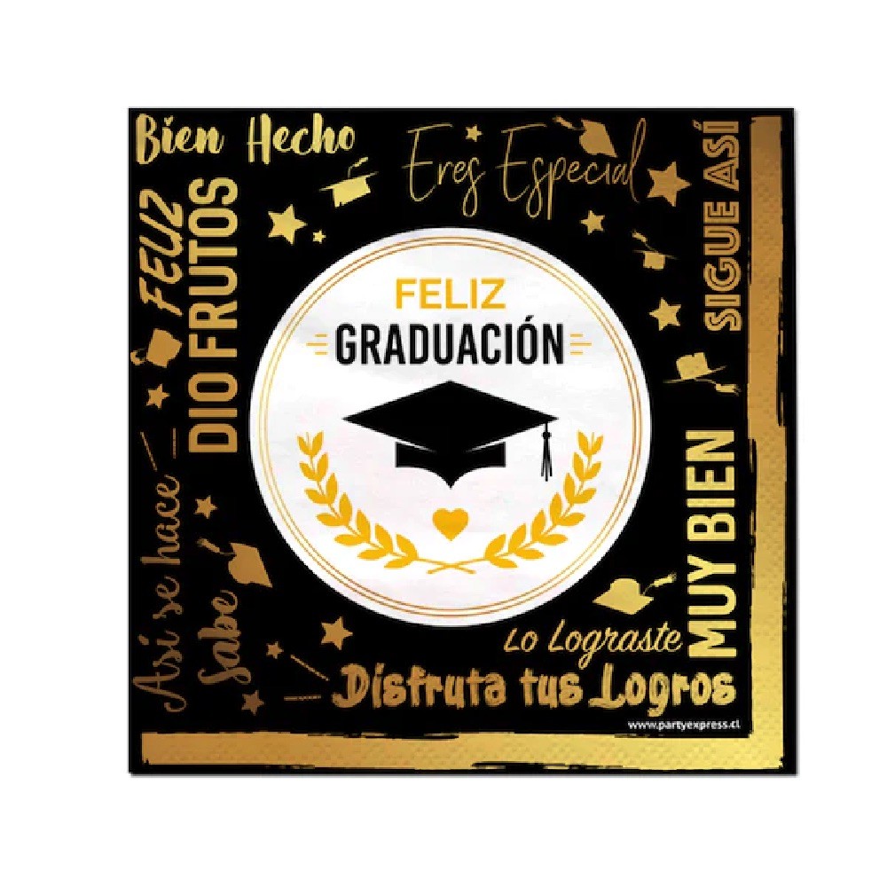 Servilletas Graduación x 12