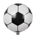 Set 5 Globos Metalizados Pelota de Fútbol y Estrellas Doradas | Cotillón Activarte