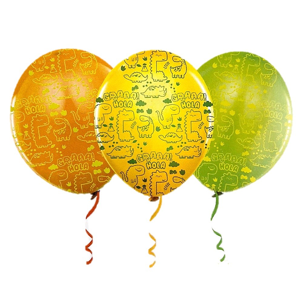 Pack Decoración Cumpleaños Dinosaurio Peque para 6 Personas