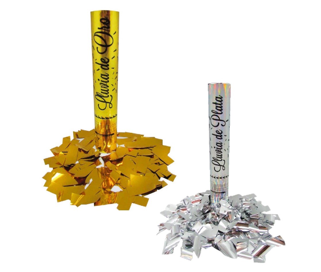 Cañón Confetti Metalizado