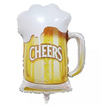 Set 5 Globos Cerveza y Estrellas | Decoración Cumpleaños