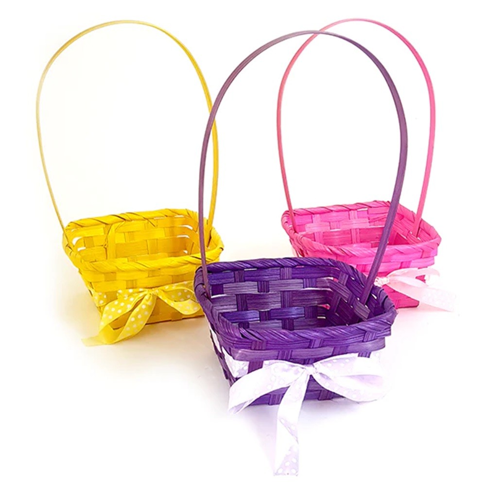 Canasto de Pascua Colores Cinta