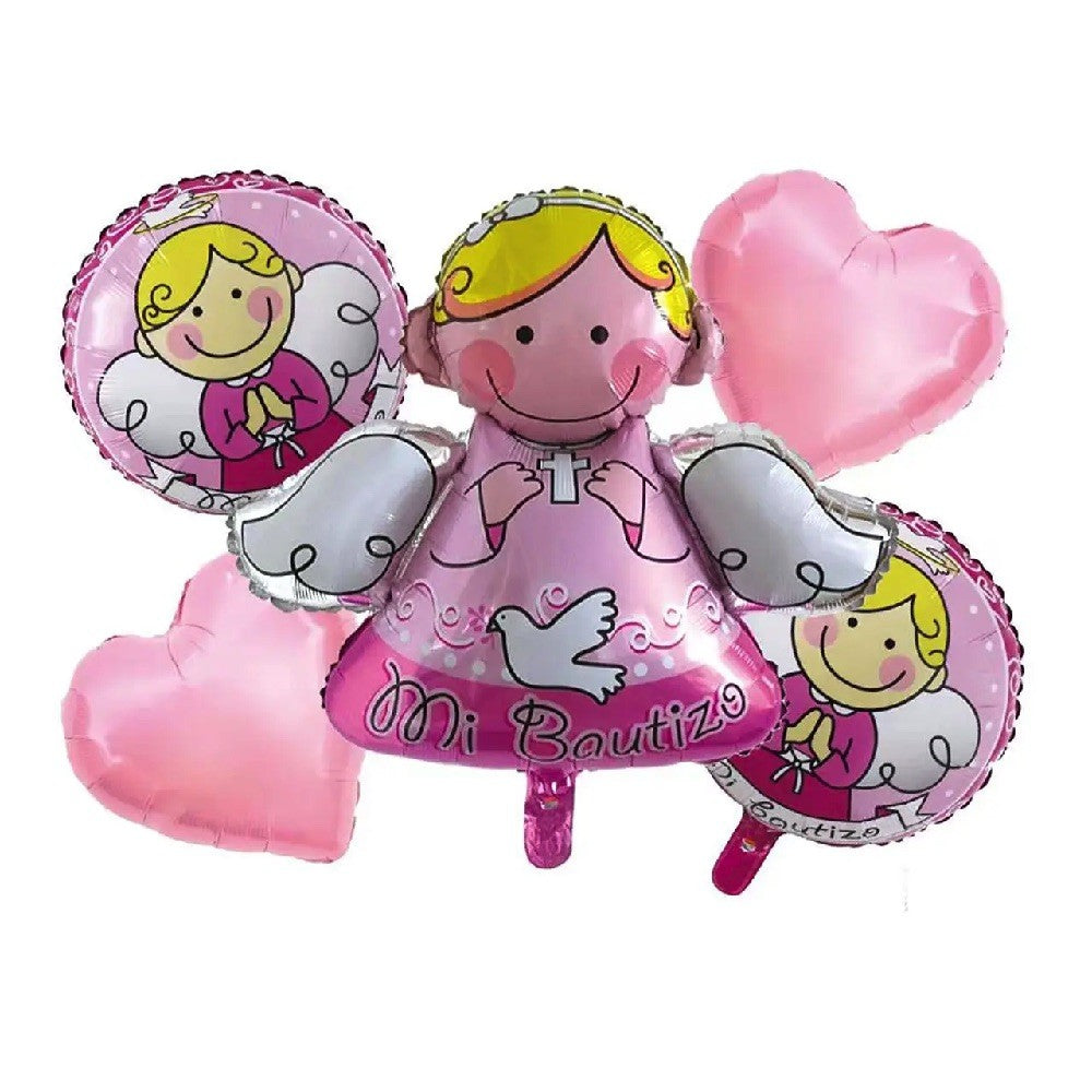 Set Globos Mi Bautizo