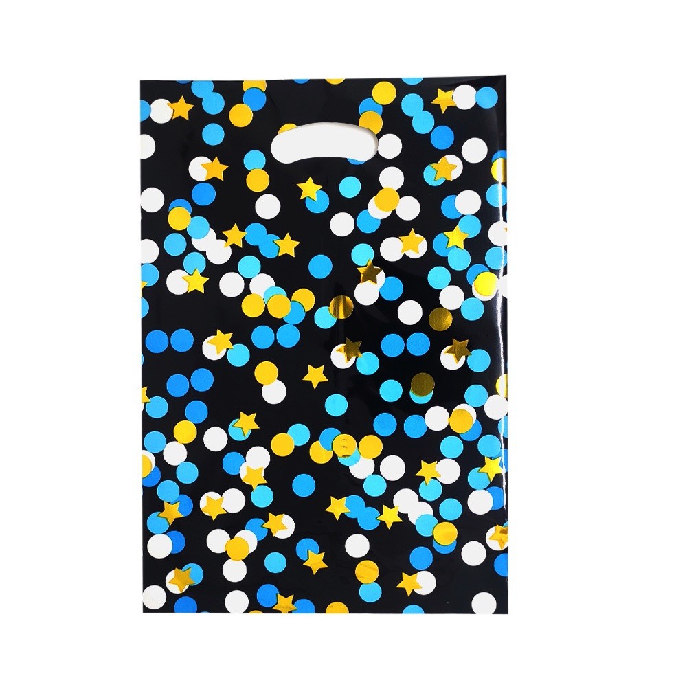 Bolsa Dulces Estrellas Lunares Dorados x 10