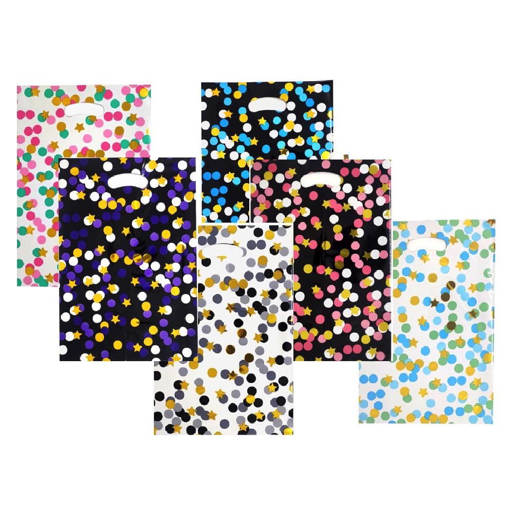 Bolsa Dulces Estrellas Lunares Dorados x 10