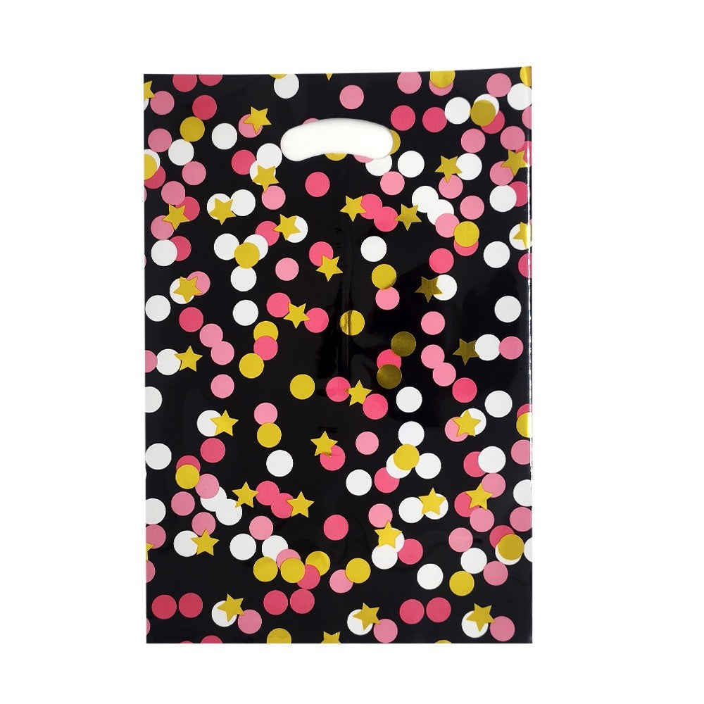 Bolsa Dulces Estrellas Lunares Dorados x 10