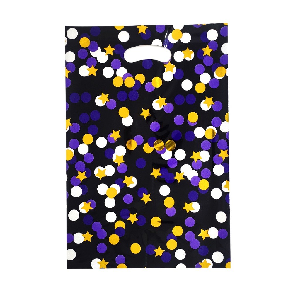 Bolsa Dulces Estrellas Lunares Dorados x 10
