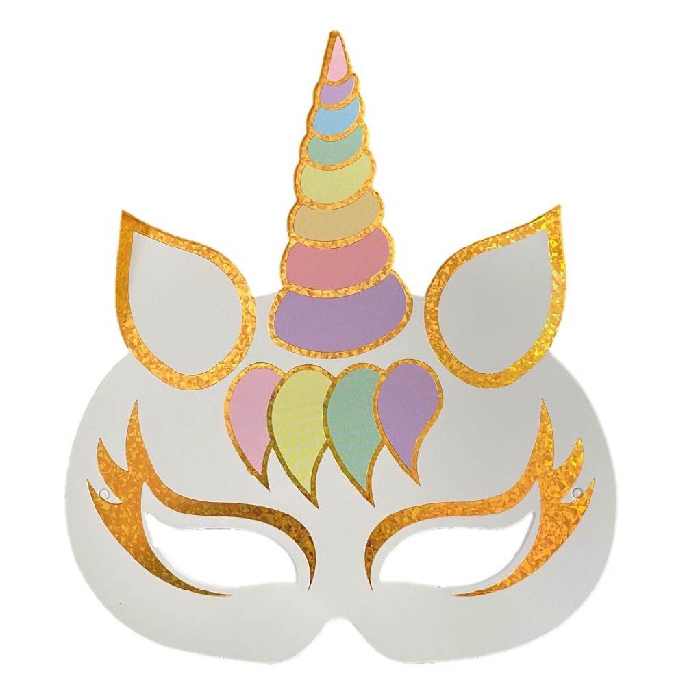 Antifaz Unicornio x 6