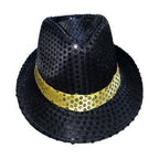 Gorro Gangster Lentejuela Cinta