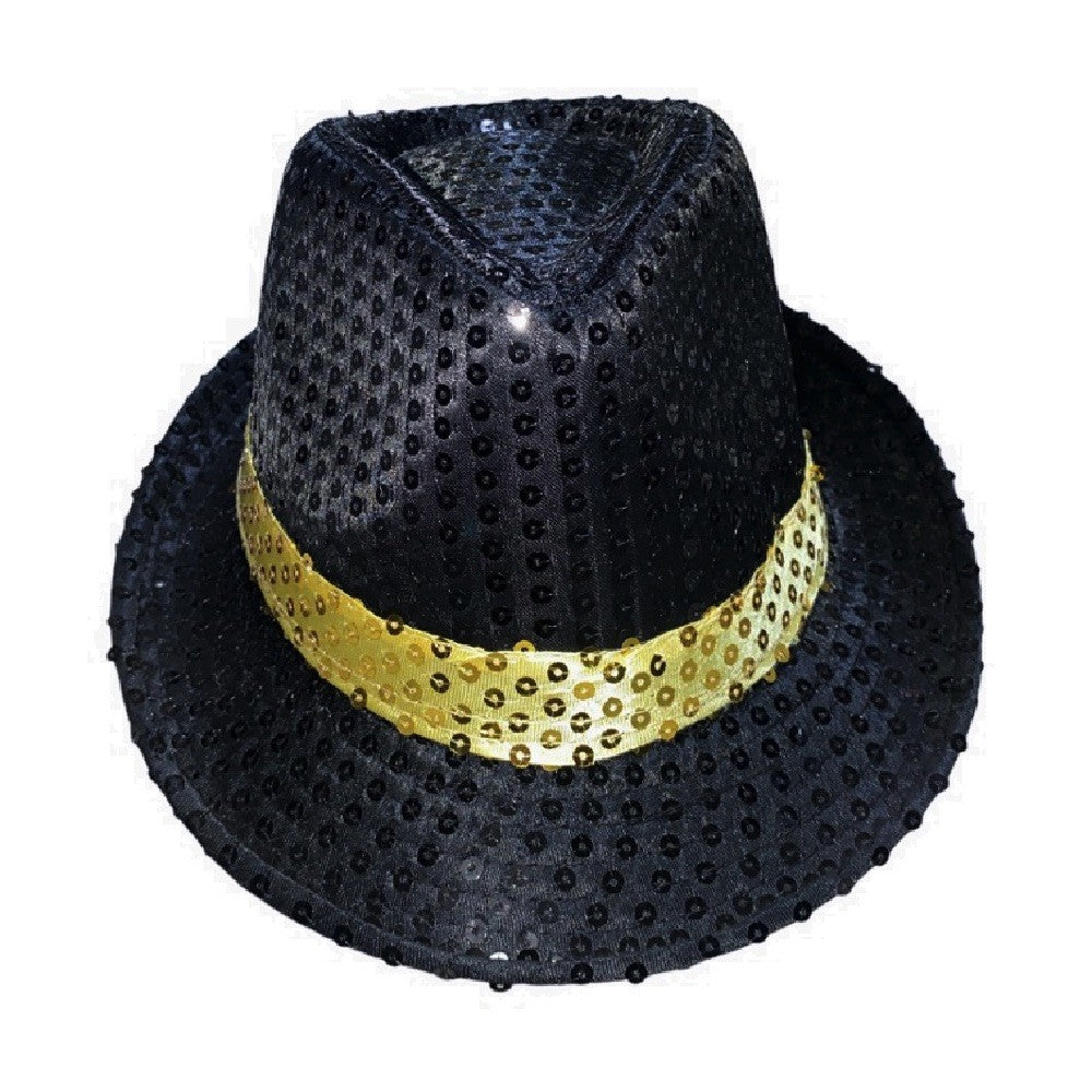 Gorro Gangster Lentejuela Cinta