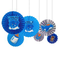 Decoración Baby Shower Abanico x 6