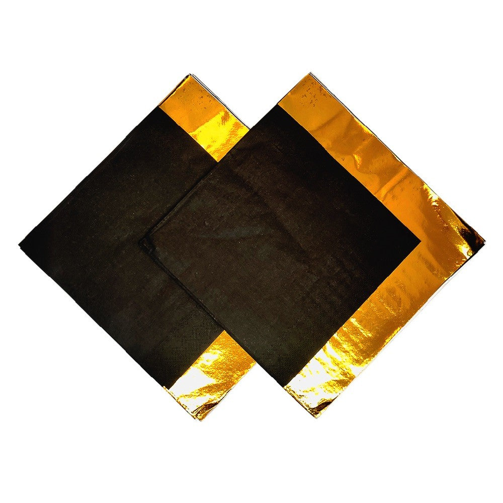 Servilletas Papel Borde Metal 33 cm x 12