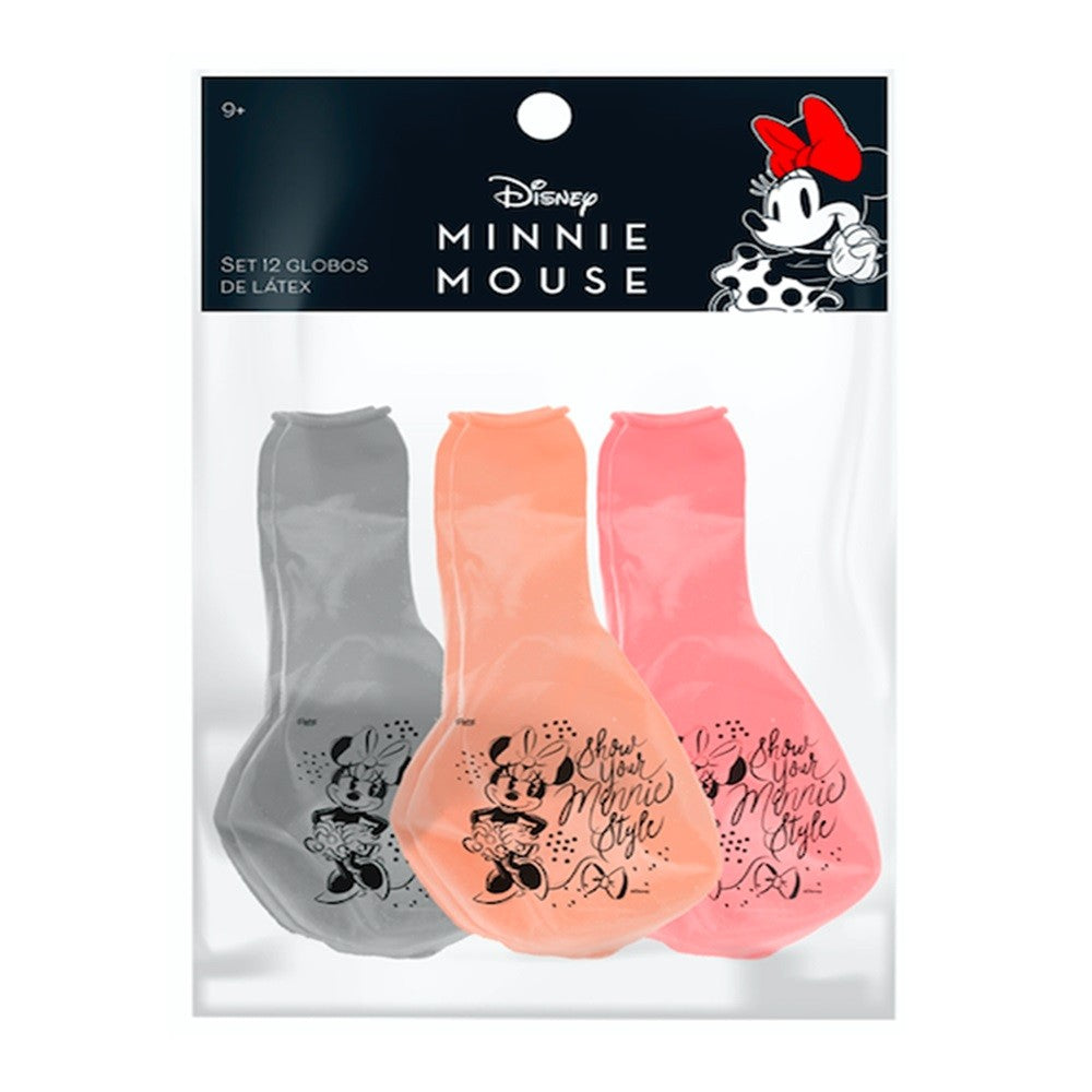Globos Minnie Juvenil x 12